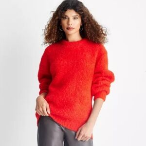 Future Collective Crewneck Relaxed Pullover Sweater